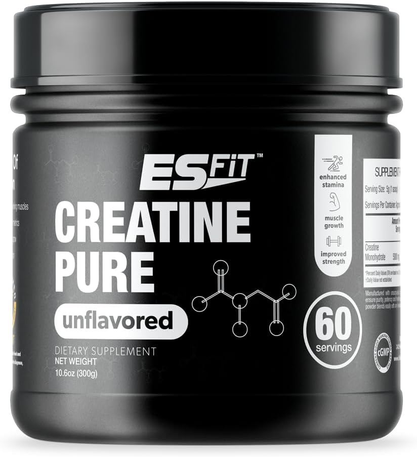 Creatine → 5000Mg - 60 services → 纯微量化Creatine 单水合物 → 构建肌肉,改善恢复,增加细胞体积