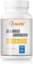 MPK 3000 mg 海 Moss 高级 Ashwagandha, Bladderwrack, 海 Moss 黑籽油 Ashwagandha 姜 Bordock 根海 Moss 黑籽油 Ashwagandha 姜(60 Capsules, 海岸火焰)
