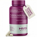 TUDCA Liver Plus+, Liver Support Supplement for Liver Cleanse with Milk Thistle Seed Extract, Vitamin B12, Folate, Tudca Bile Salt Supplement (Tauroursodeoxycholic Acid), 60 Capsules, 1 Month Supply
