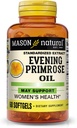 Mason Natural,晚间Primrose 石油女性健康软胶 - 60 Ea
