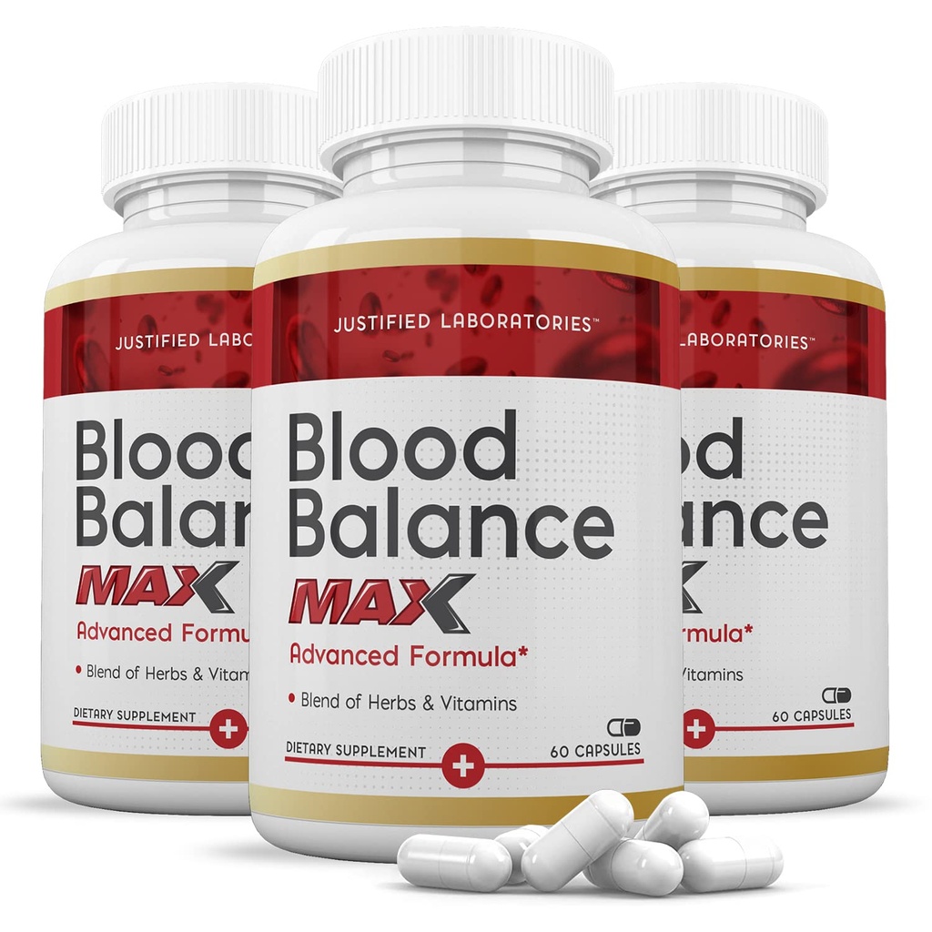 合理实验室( 3 Pack Blood 平衡 Max 1295MG 公式补充药 180 Capsules)