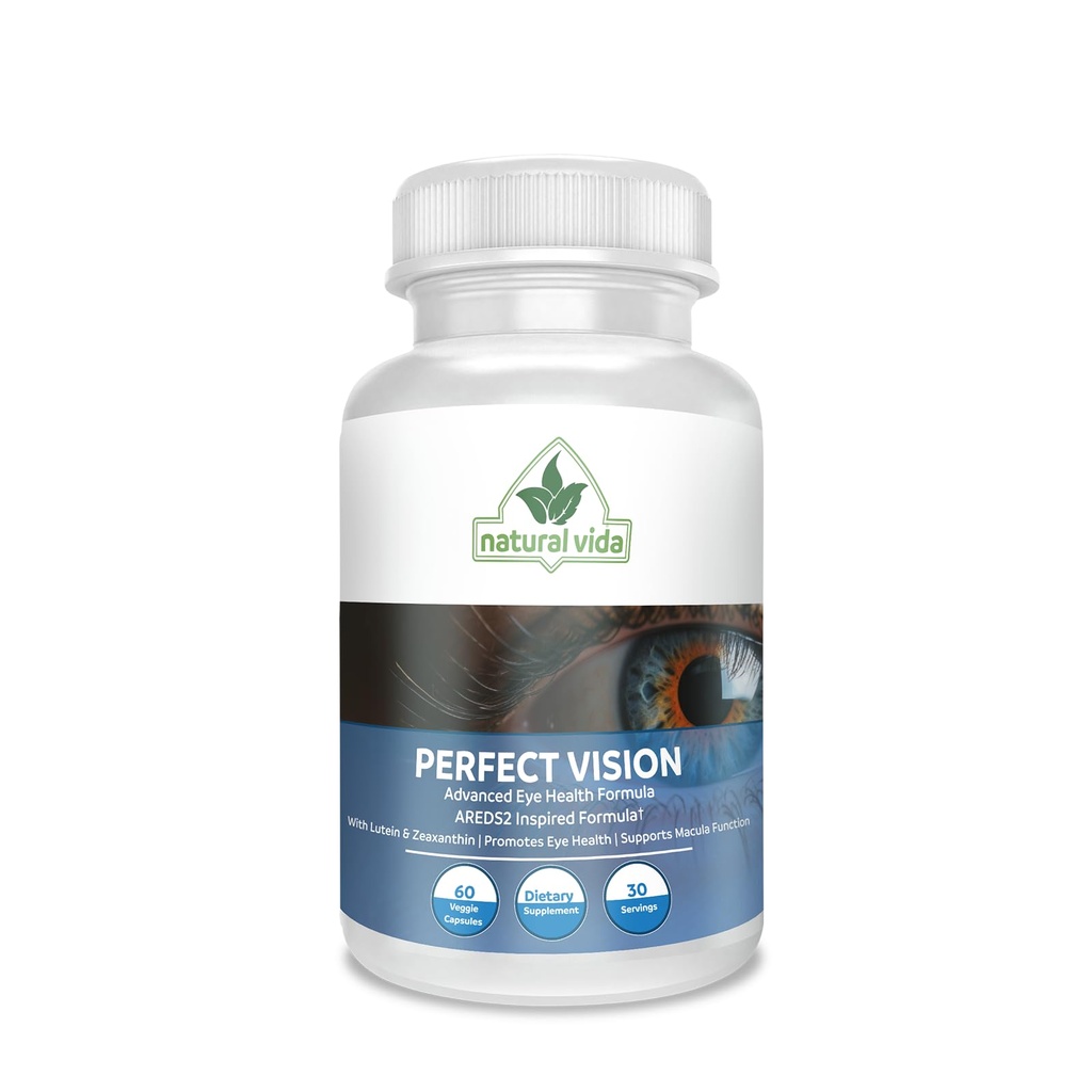 Perfect Vision AREDS2 启发式公式 - 加强 Vision 补充 - Lutein Zeaxanthin Vision Complex (60 Eye Capsules)