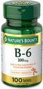 自然?丰产维生素B6,100mg,平板,100Ct.