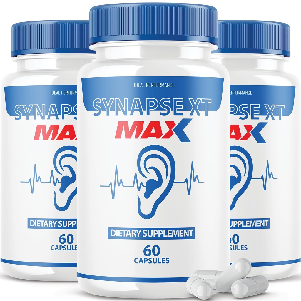 EDISTL PERFORMANCE( 3 Pack) 突触XT Max Tinnitus 补充 Pro Premium Relief Pills(180 Capsules)