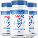 EDISTL PERFORMANCE( 3 Pack) 突触XT Max Tinnitus 补充 Pro Premium Relief Pills(180 Capsules)