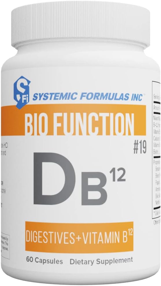 系统公式 DB12 文摘 VIT. B12 - 文摘 + 维生素 B12. B12 具有增强B12吸收功能的公式.
