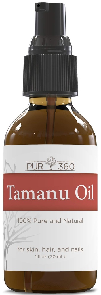 Tamanu Oil - Best Treatment for Psoriasis, Eczema, Acne Scar, Rosacea - Relief for Dry, Scaly Skin, Scalp and More - Cold Pressed – Proven 100% Pure