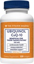 维生素商店 Ubiquinol CoQ-10 100mg - 对服用Statins的人有利 – 支持心脏和细胞健康与健康能源生产,基本抗氧化剂 – Once Daily(120软胶)