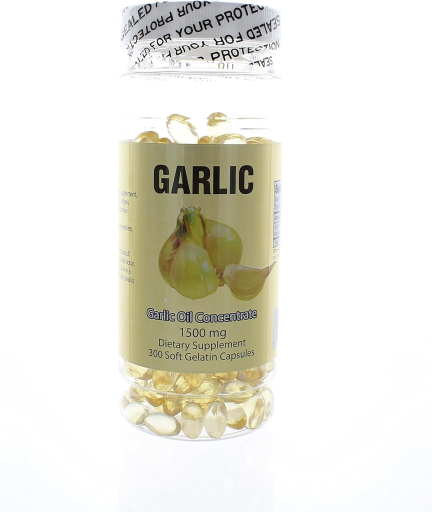 大蒜油聚焦3MG(1500:1) 300 Capsules 胆固醇FREE,新品好产品!