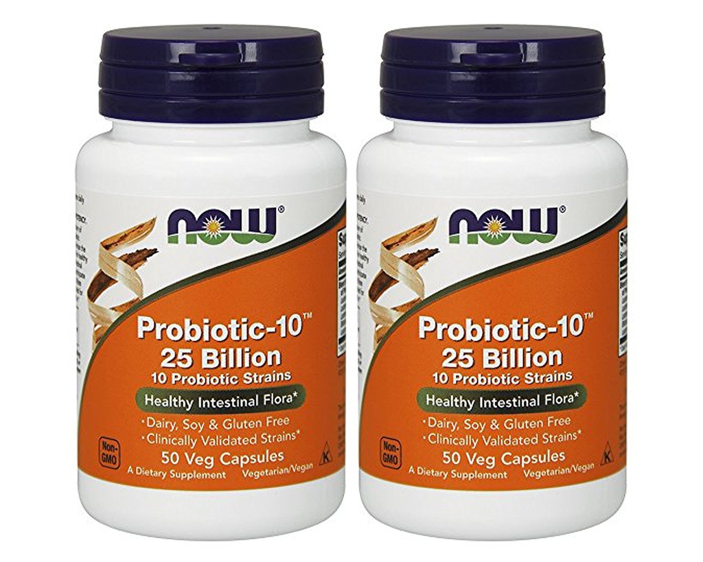 现在食品 Probiotic-10 25亿 50Vcaps(2瓶)