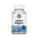 KAL Liposomal 氧化镁 210 mg 高吸附, Liposomal 技术, 基本物质肌肉支持, 高级公式, Vegan Capsules, Gluten Free, No Soy, 60 services