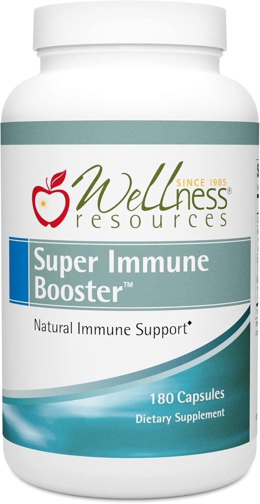 健康资源 超级免疫助推器 - Colostrum, Beta Glucan, 橄榄叶, Arabinogalactan (180 Capsules)
