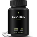 HMX Sciatica 聚焦公式 - 用稳定R-液酸支持补充外力 - 维生素促进健康后退,HIPS,腿,脚 - 神经病补充剂 - Sciatisil