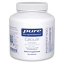 纯封装钙(Citrate) - Bone, Teeth, Colon, 心血管健康支持的补充* - 含精钙 Citrate - 180 Capsules