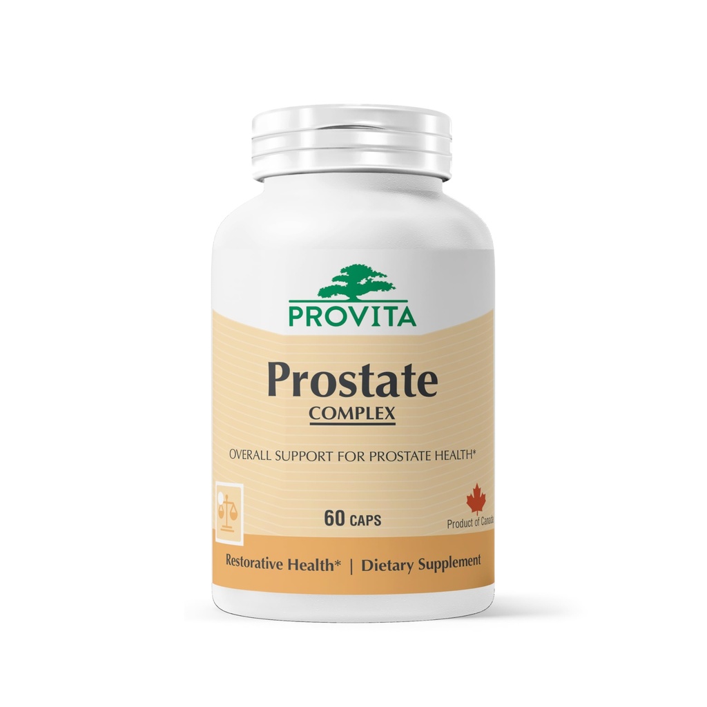 PROVITA 前列腺综合体 | Saw Palmetto, Beta-Sitosterol & Pygeum → 支持尿液流,健康前列腺和抗氧化剂属性的男性前列腺健康补充物