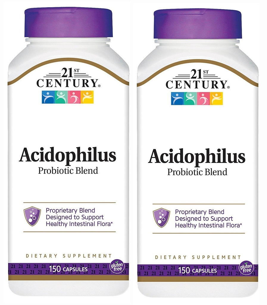 21世纪酸op Probiotic Blend Capsules, 150-Count (Pack of 2)