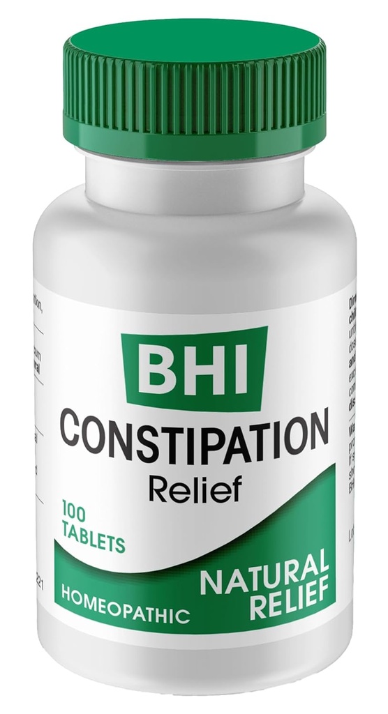 BHI 便秘救济 自然安全 定向回族病原体 活体成份者 Relieve Bloat discription, Bowel Back-Up & Irrelity for Women & Men - 100 片