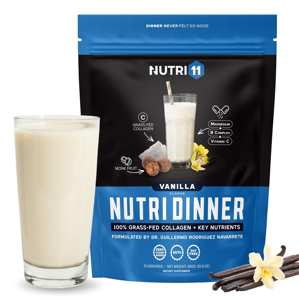 (原始内容存档于2019-03-09) (英语). NutriDinner by Nutrillermo QQ Grass-Fed Collagen 蛋白质粉 QQ Collagen with Magnesium B-Vitamins QQ Collagen suppl for Sleep and Recovery (14,9, Vanilla).