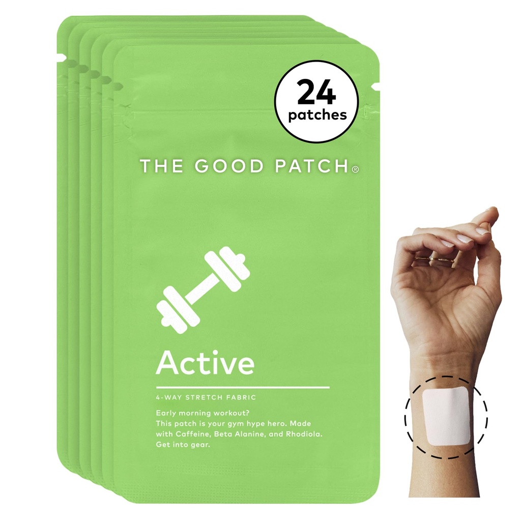 Good Patch Active Patch, Energy Support, Natural Patch with Cafeine, Beta Alanine, Rhodiola, Plant Powered Wearable Wellness, 持续发布(24个总Patches) 互联网档案馆的存檔,存档日期2014-03-02.
