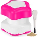 Johnbee Pill Crusher, Pill Grinder Fine Power Extremely Fine. 约翰贝·皮尔粉碎机,皮尔·格林德 Fine 极佳粉末精选. 储存舱。 长者、家庭和宠物的粉碎剂、硅酮边缘、一次性加热多剂 -- -- 刷刷(紫色)