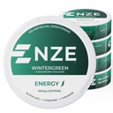 NZE Cafeine Nootropic 邮袋(Wintergreen) - 配有50mg Cafeine的能源邮袋,Alpha GPC, L-Tyrosine & L-Thenine配有无糖或人工甜品的邮袋 - 每罐15个邮袋 - 5个包装