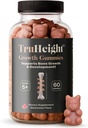 TruH8 Growth Gummys (Watermeron) 儿童与青少年的自然增长和发展补编 - 维生素D, K, Calcium & Ashwagandha - 骨强维生素 D3 K2 - 挑食者维生素 - 年龄5+