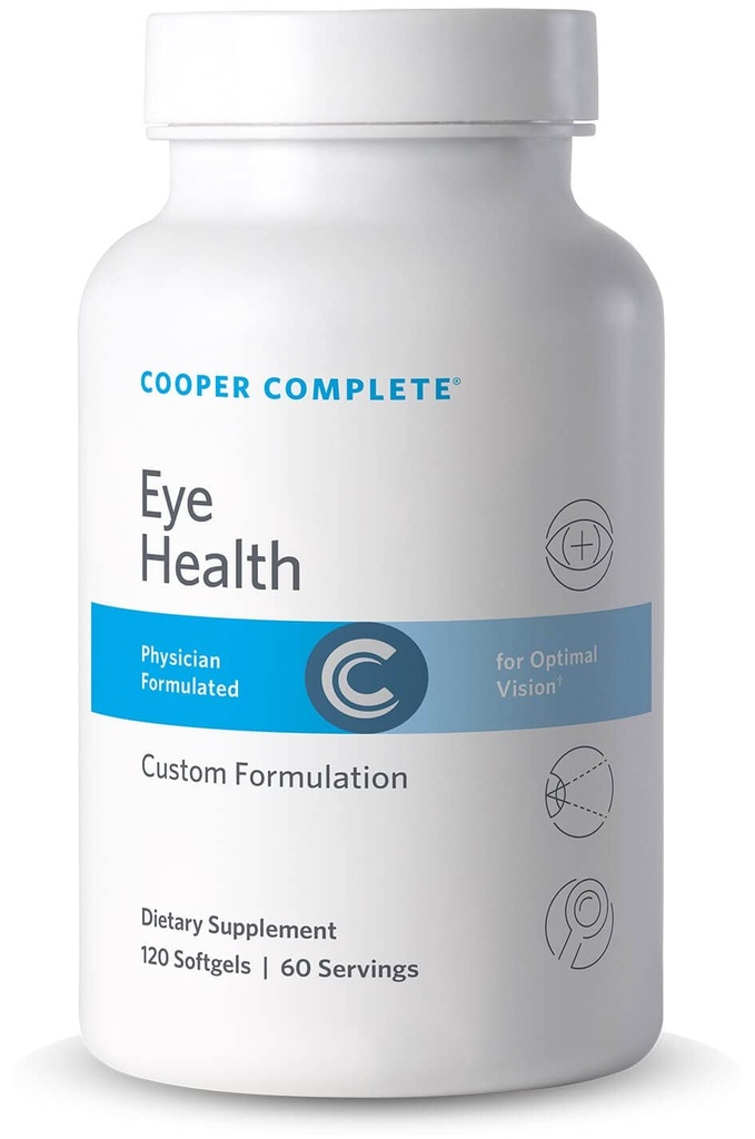 Cooper Complete - 眼部健康补充剂 - Lutein, Meso Zeaxanthin, and Zeaxanthin, Vitamin C & E - 每瓶120软胶. 包装 2