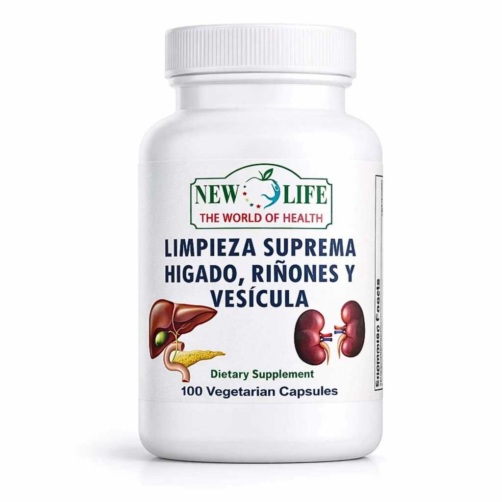 新生活 Limpieza Suprema Hígado Riñones y Vesicula, 健康生命者, 丹德利翁根, 牛奶硝酸盐提取器, 100 Capsules