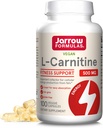 Jarrow 配方 L-Carnitine 500 mg - 100 Veggie Licaps - 来自脂肪-Vegan - 最多100种服务