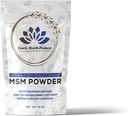 MSM 粉末(Methyl Sulfonyl甲烷) 散装粉末 纯 MSM 粉末 支持毛皮钉 弹性 解毒 加速能量 2lb 1 Pack