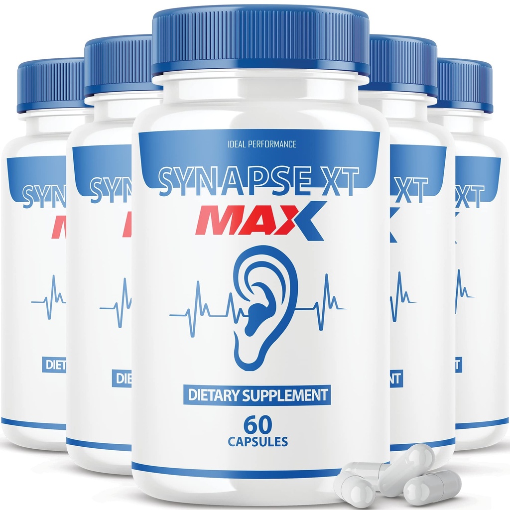 EDIAL PERFORMANCE( 5 Pack) 突触 XT Max Tinnitus 补充 Pro Premium Relief Pills(300 Capsules) 超强抗药剂(300 Capsules)
