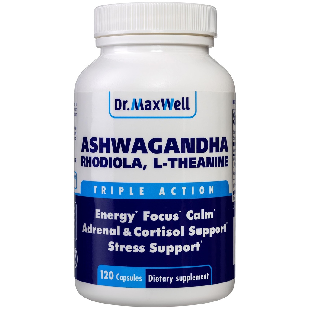 Cortisol 管理者补编,支持放松,在不时紧张的时段里蒙德和睡眠, Ashwagandha Rhodiola 适应原体, 帮助维持正常的 Cortisol 水平, 120 Capsules