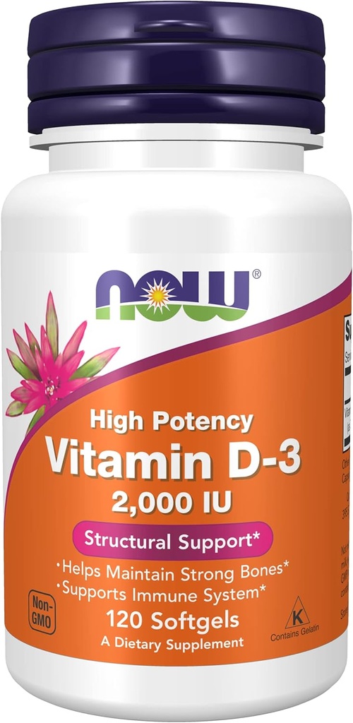 Now Foods - Vit D-2000Iu 120 Sgels (3号包)