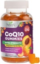 CoQ10 成人口服 - Coenzyme Q10 100 mg Pervice - 3X 强度,心脏健康支持和能源生产高吸收抗氧化剂补充剂 - CoQ10 (Coq 10) 补充剂 - 120 Gummys