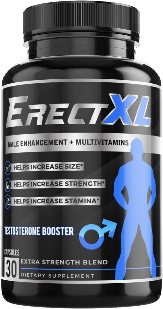 雄性性能 + MULTIVITAMIN – 提高尺寸,强度,Stamina → Nitric Oxide & Testosterone 增强器 w/Goatweed & MacaRoot + 19 快速代理天然成份