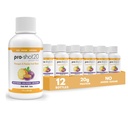 Pro-Shot20 蛋白质 Shot Pineapple & Passion 水果火焰, 60 mL, 12 Pack - 20g Whey 蛋白质 & Hydrolyzed Colagen Drink - 低卡路里, 低卡路里, Gluten Free, 无 Aspartame, 准备饮用