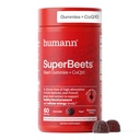 人类超级蜜蜂心肠高级 - CoQ10 150 mg + Beet Root Powder & Grape种子提取器 超级蜜蜂心肠Gummys, 60 counter