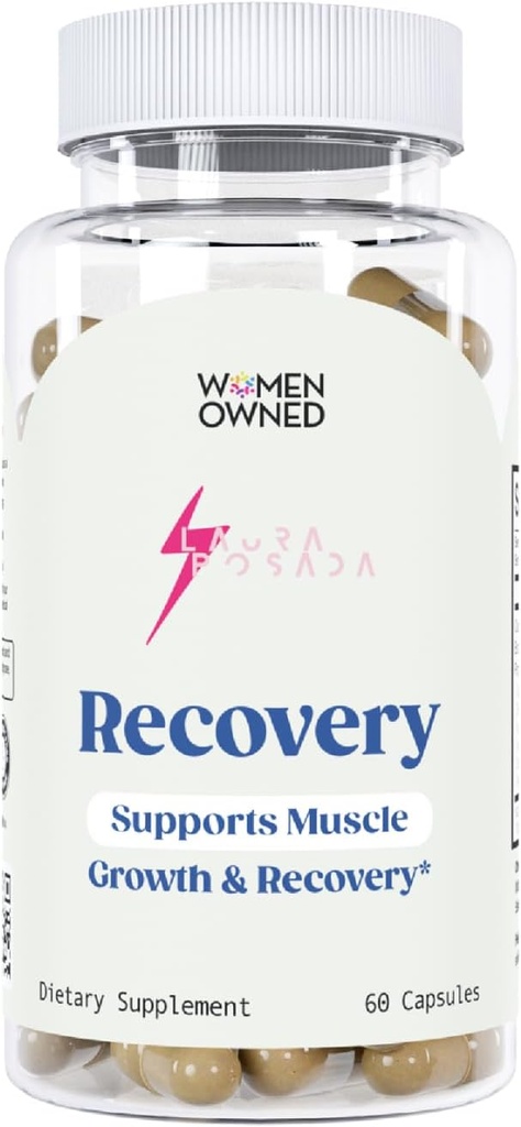 Laura Posada 工作后恢复疼痛补充60 Capsules Muscles 修复和生长以达到最佳适应性——100%天然非GMO,美国制造