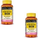 Mason Vitamins 慢速释放 铁 与 慢 Fe 中的活性成分相比 1-Ounce (Pack of 2)