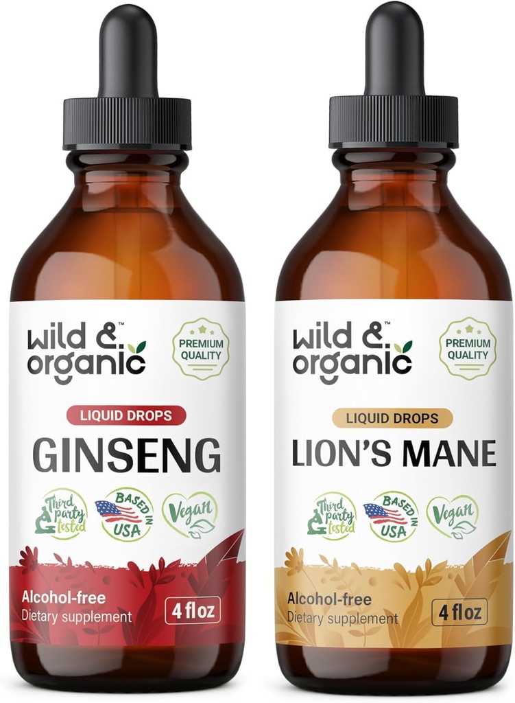 野生和有机金星叮当 4 fl oz & Lion的 Mane叮当 4 fl oz