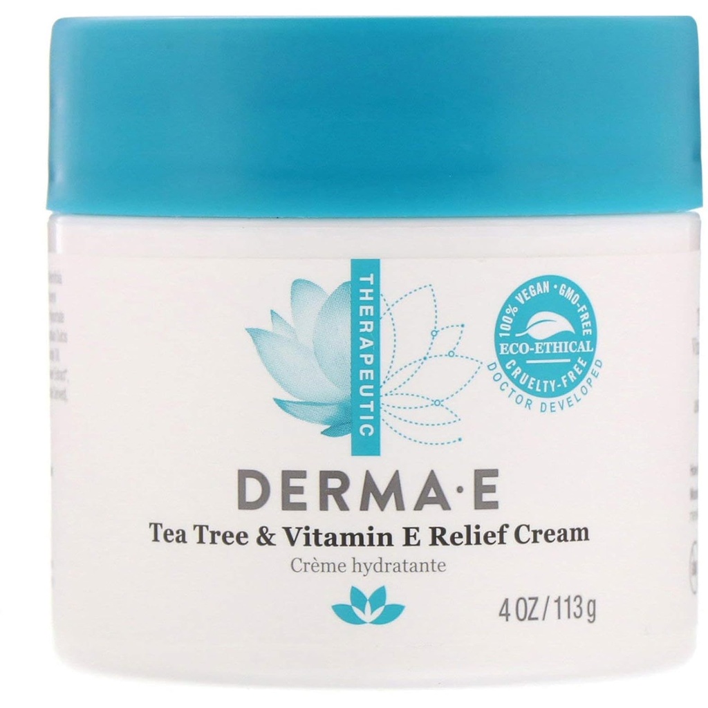 Derma E 茶树和维生素 E 减肥奶油,包装2
