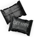 Get Hype Energy Gummys QQ Vegan, Non-GMO, Gluten-Free Energy Supplement with Cafeine, Vitamin B12, B6, Vitamin C & Zinc QQ Boost Focus, Mental Clarity & Energy QQQ 个人包装,包装12