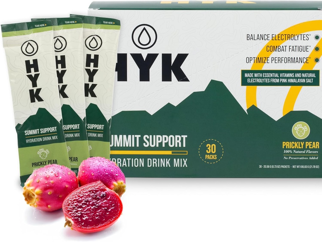 HYK 电解液 饮料 Mix QQ 科学-反向耐力燃料 奔跑者 Ultra & Trail Athletes QQ 能量,焦点,水力+回收 全部在一个棒包中 QQ 硬皮梨 Flavor, 30 Counter