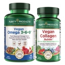 纯度产品包 - Vegan Omega 3-6-9 + Vegan Collagen Buildinger Omega 3-6-9 (“5 in 1” ) - Vegan Collagen Buildinger (w/Key 植物成份等)