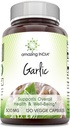 印度大蒜500 mg 120 Veggie Capsules 补充 | | 非 GMO | 无胶