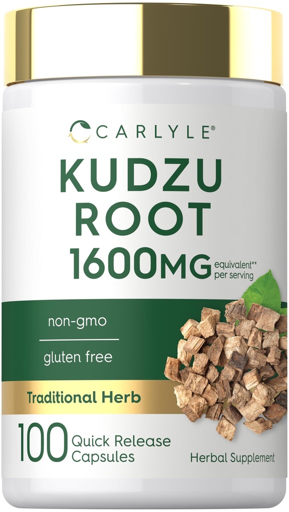 Carlyle Kudzu Root – 100 Capsules – Non-GMO 和 Gluten 自由公式 – 传统草药补充