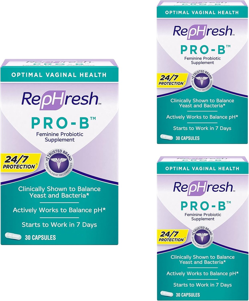 RepHresh Pro-B Probiotic Feminine 补充卡普尔(3包)