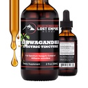 失落的帝国草药(Herbs Ashwagandha Spagyric Tincture) - 液体滴根提取供男性,女性,睡眠,科蒂索尔使用 - 最佳Ashwagandha 补充 USA Grown Organic(2 fl oz)