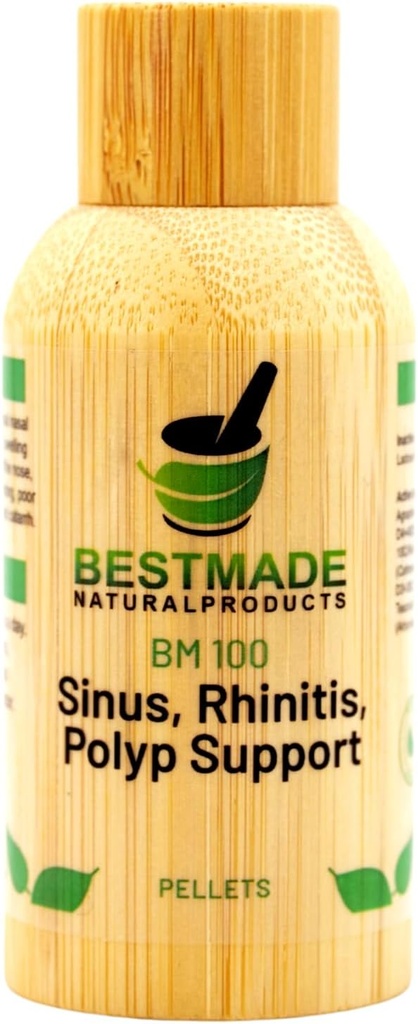 最佳天然产品 Stuffy Nose & Sinus 支持 BM100 – 鼻部不适, Runny Nose, 喷嚏, 痒痒和季节性过敏, 350 Pellets