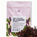 HAPPY FOX 有机海 Moss Raw Purgin - 制造75oz Seamoss Gel Rich in Phytonutrients & Minerals, 认证的非GMO, 野生, 超级食品 - 100克袋